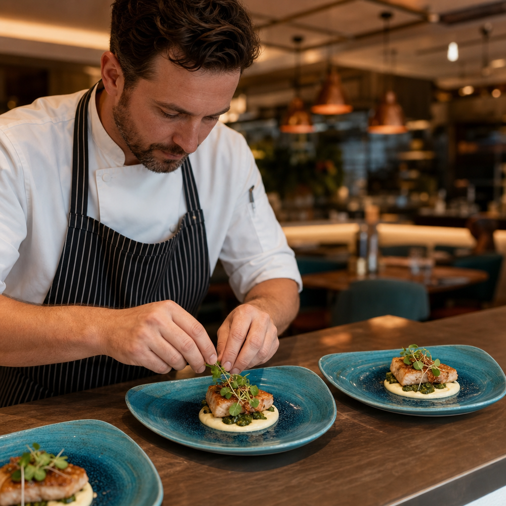 Triangle Plates 265mm Teal Vitrified Porcelain for Restaurants & Cafés (Pack of 12)