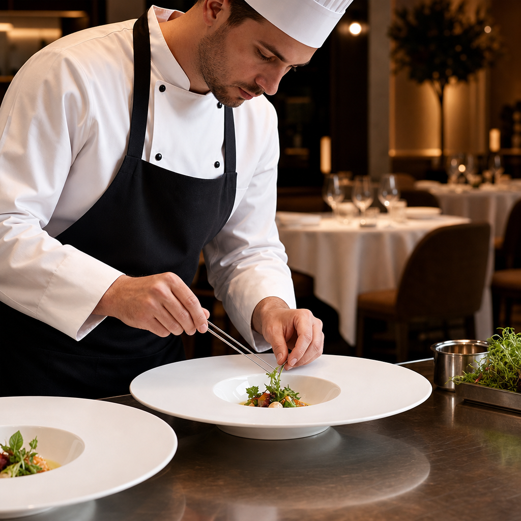 Large Round Well Bowls 305mm Porcelain for Elegant Dining (Pack of 6)