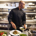 Calgary Unisex Chef Jacket in Black for Commercial Kitchens