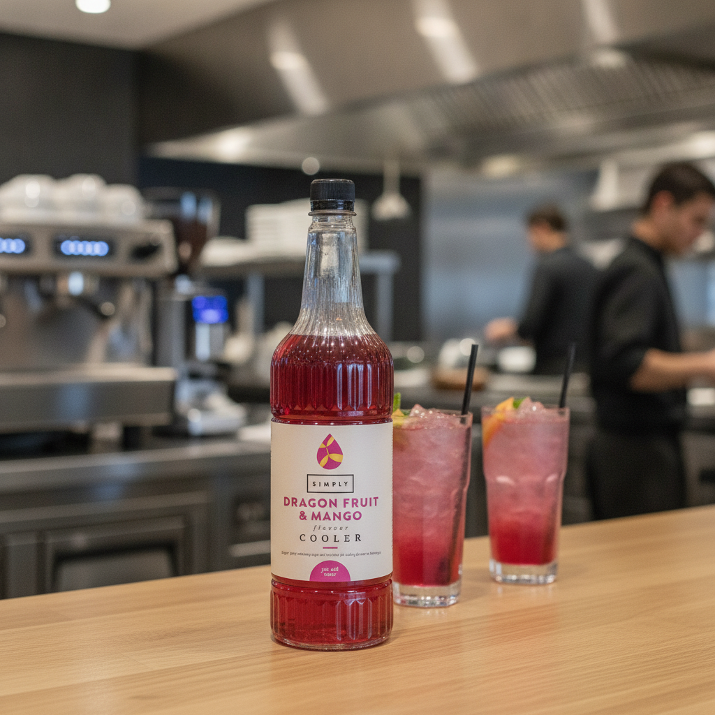 Dragon Fruit & Mango Cooler Syrup 1L for Refreshing Beverages
