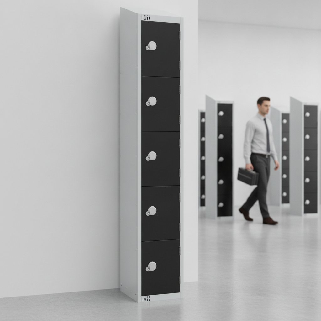 Powder Coated Steel Lockers 300mm Deep for Secure Storage
