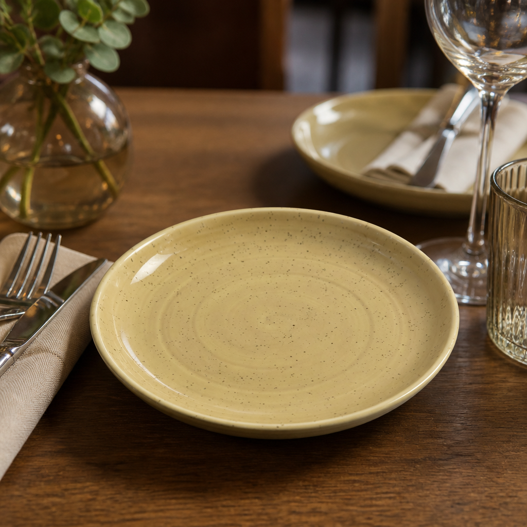 Coupe Plates 165mm Ceramic for Stylish Table Settings (Pack of 12)