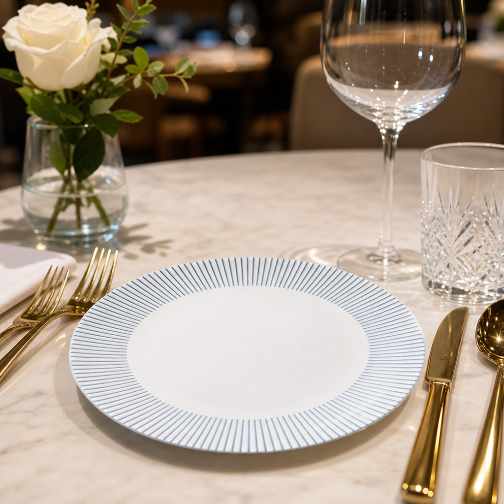 Coupe Plates 165mm Fine Bone China for Elegant Dining (Pack of 12)