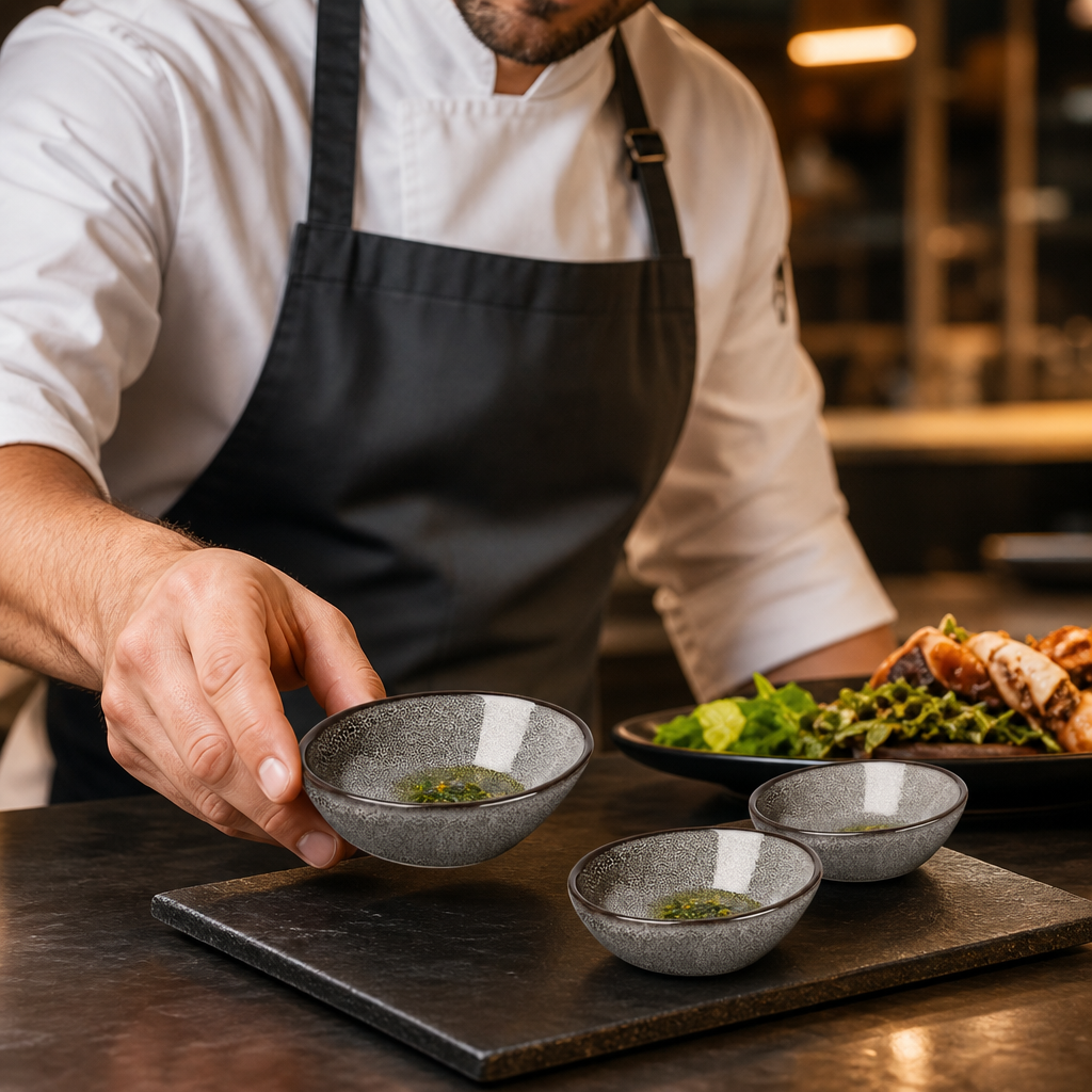 Dipping Dishes 40ml Porcelain for Catering & Hospitality (Pack of 12)