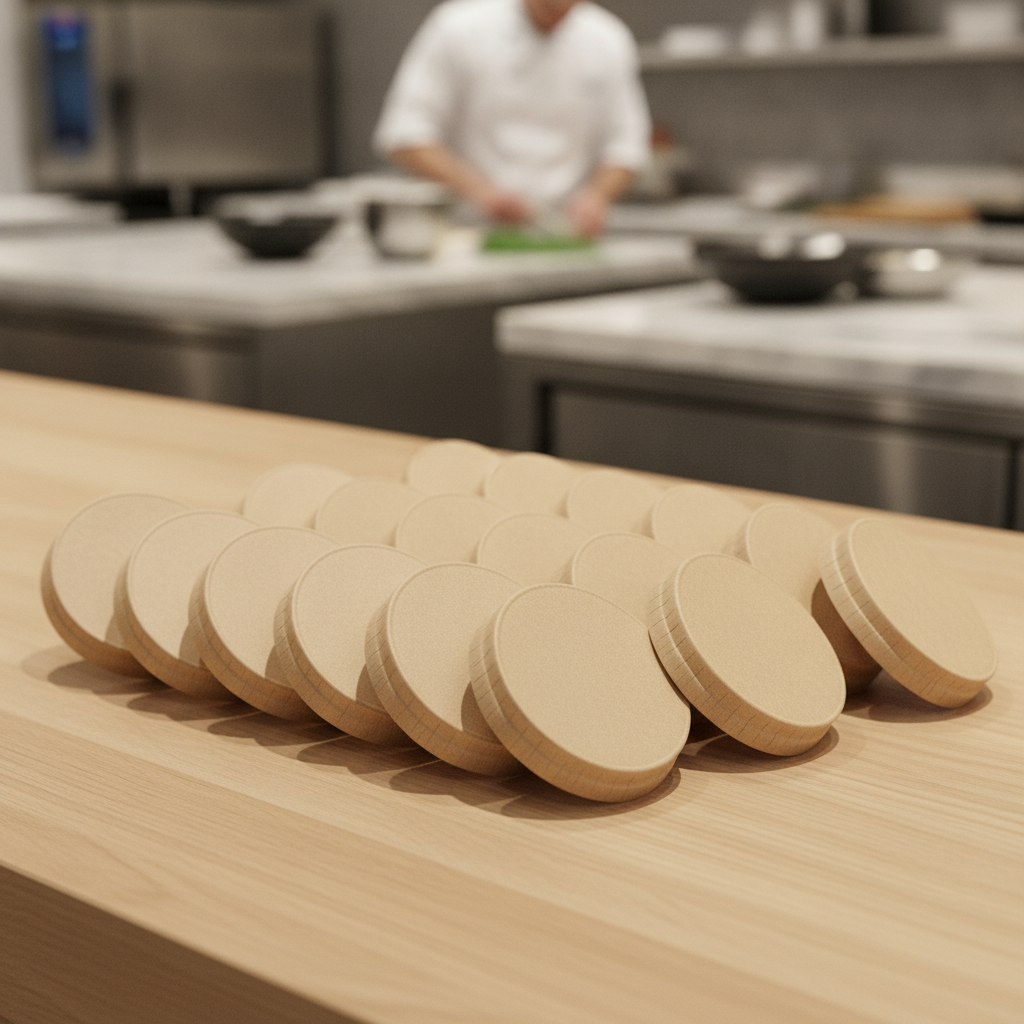 Brown Paper Lids for Portion Pots 11mm for Eco-Friendly Use (Pack of 1000)