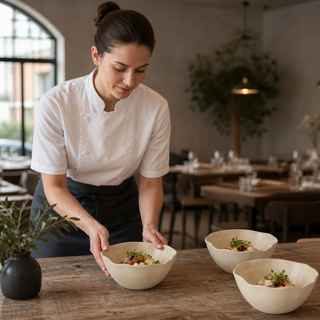 Bowls 160mm Ceramic for Casual Fine Dining (Pack of 6)