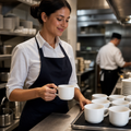 Tea Cups 215ml Porcelain for Back of House Use (Pack of 24)