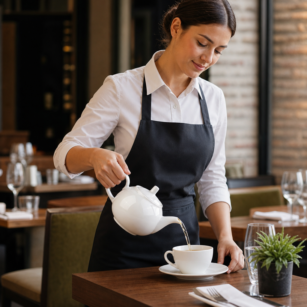Ceramic Teapots 852ml for Cafés and Restaurants (Pack of 4)