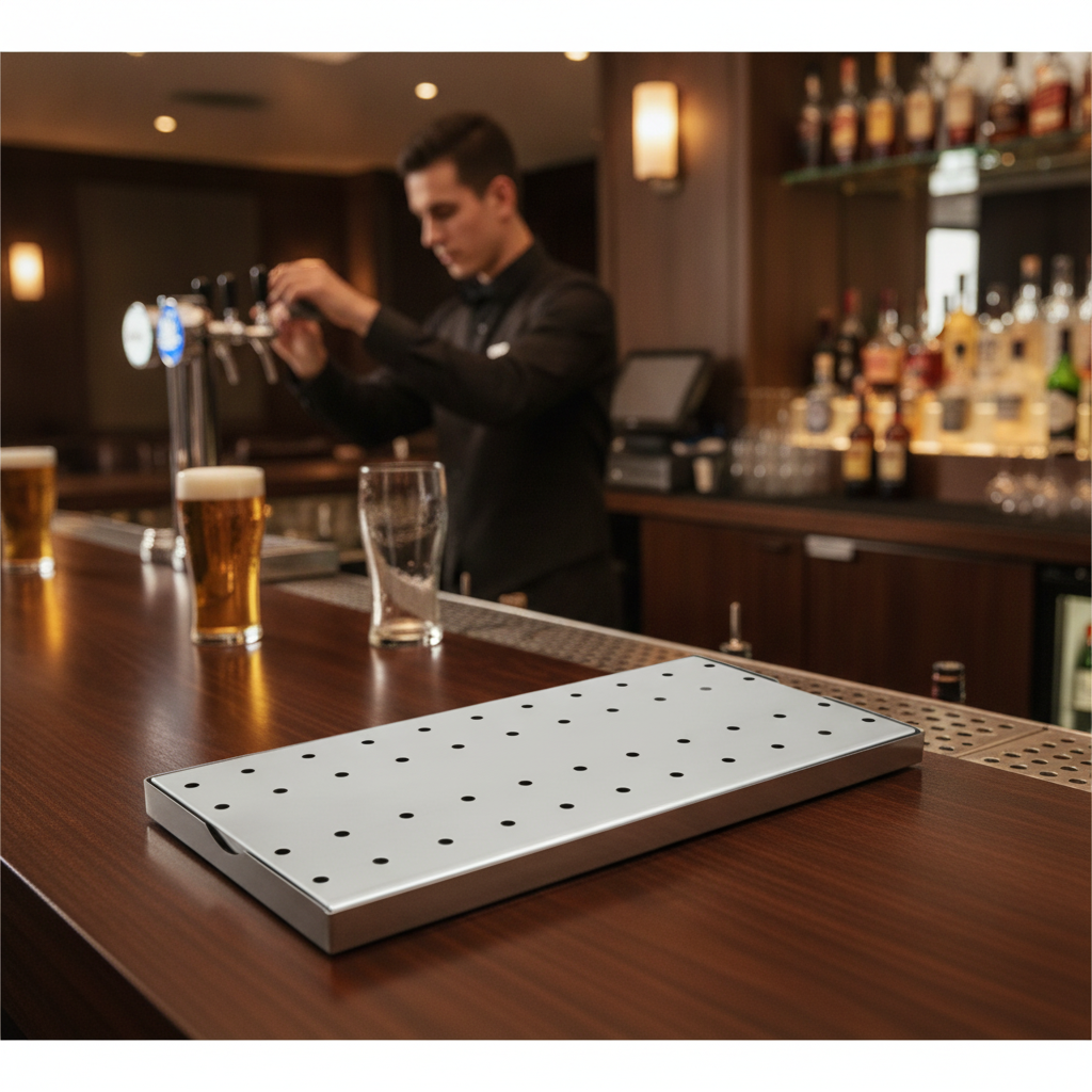Stainless Steel Drip Tray 400 x 200mm for Bars & Pubs
