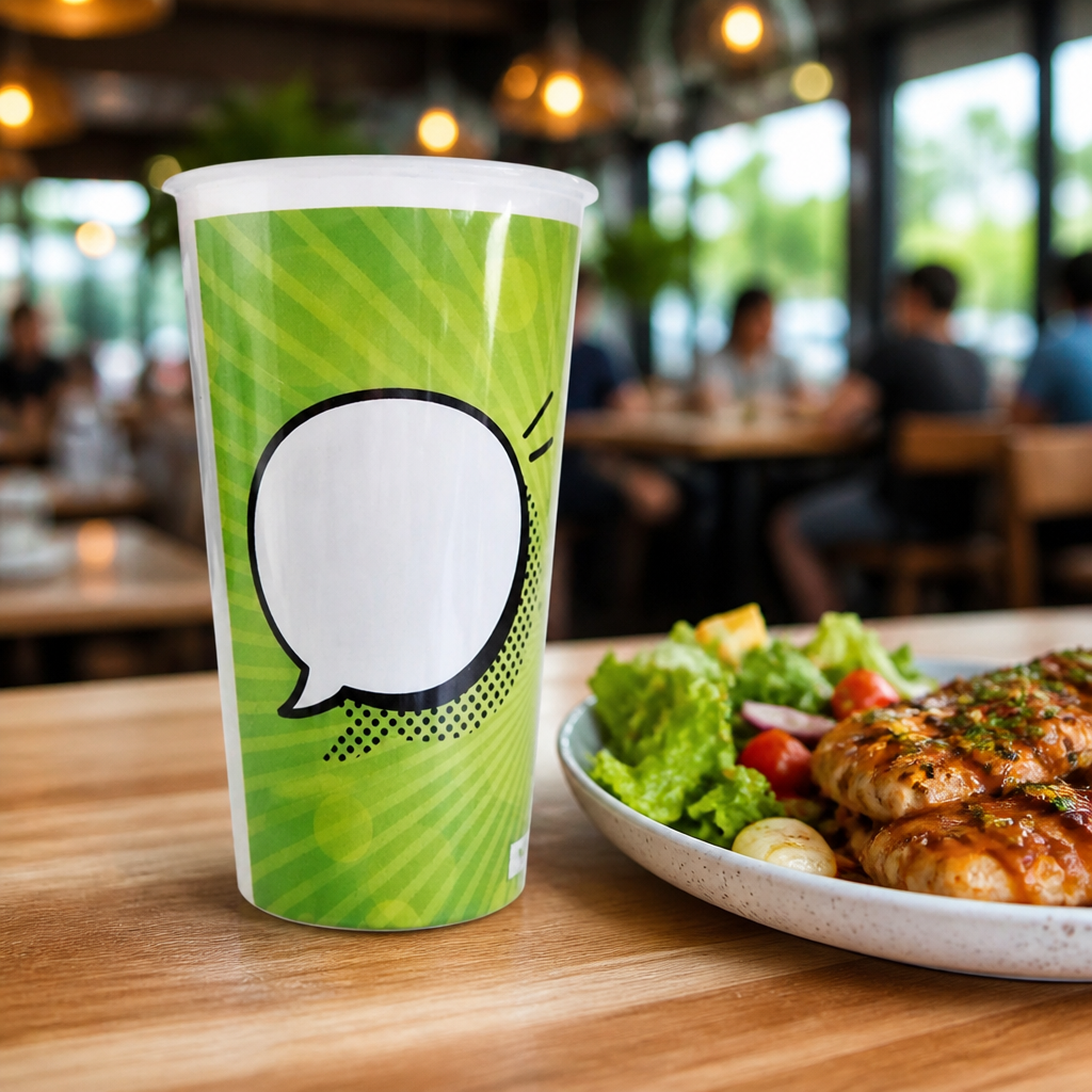 Recyclable Polypropylene Event Cups 570ml for Festivals & Events (Pack of 120)