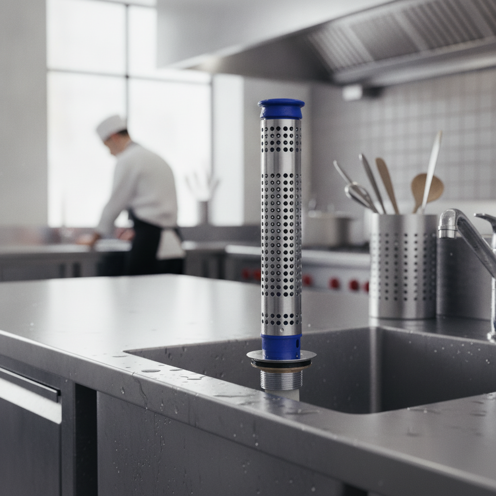 Blue Stand Pipe 80mm for Sink Waste Management