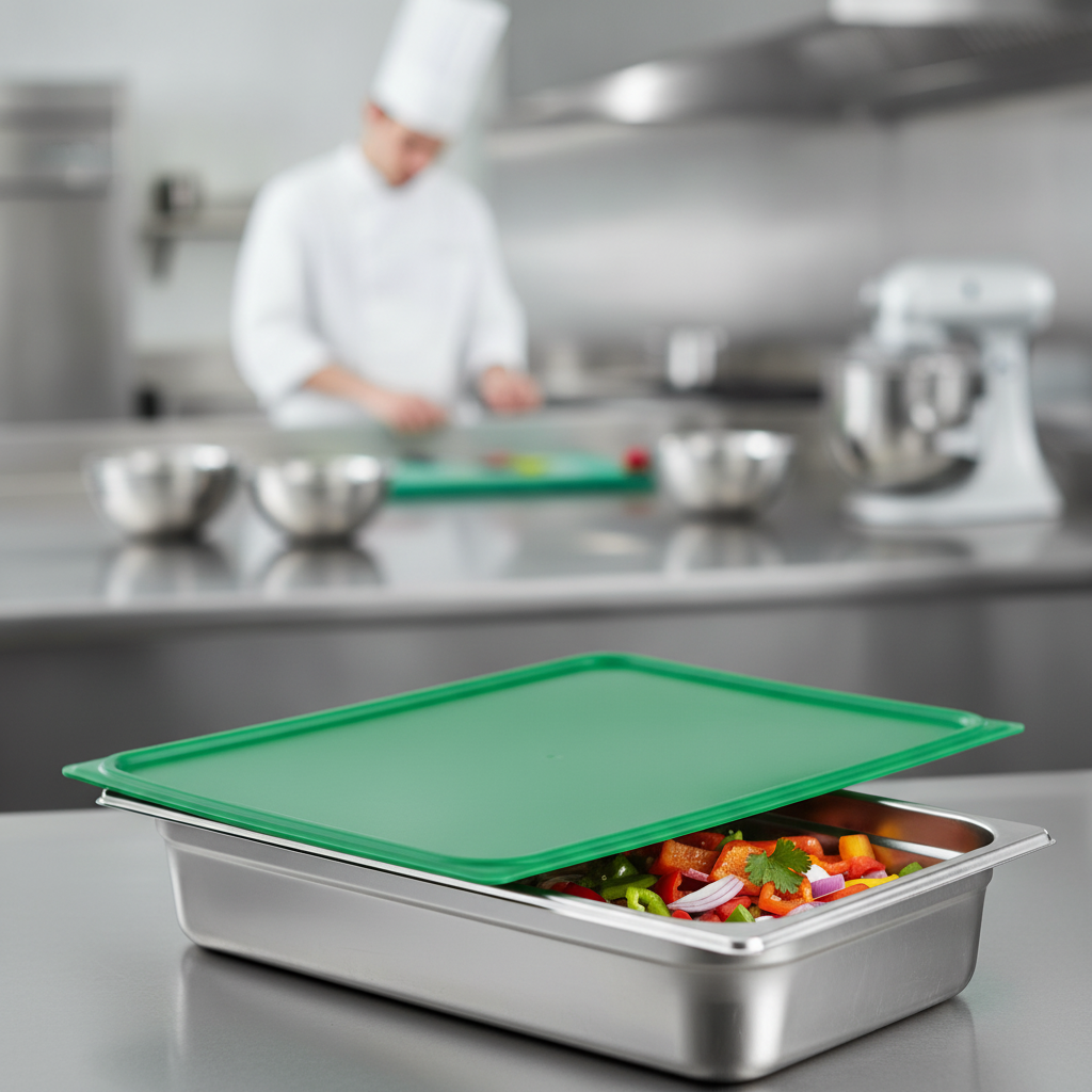 Polypropylene Seal Lid Green 1/1 GN for Food Storage