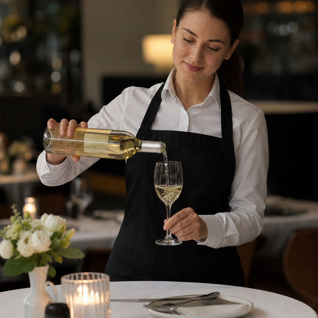 Clear Glass White Wine Glass 200ml for Bars & Restaurants (Pack of 12)