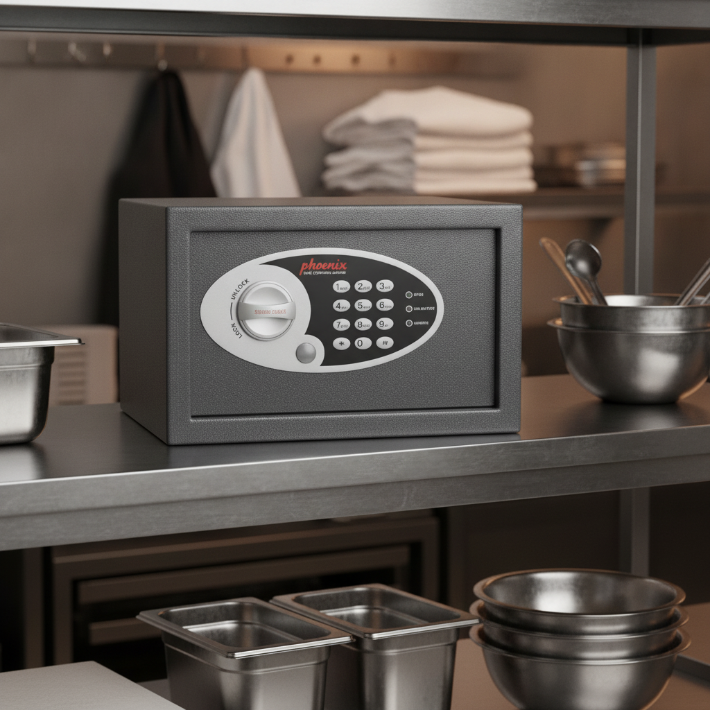 Steel Security Safe 10L for Hotels & Guesthouses