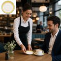 Saucers 150mm Yellow Porcelain for Cafés & Restaurants (Pack of 36)