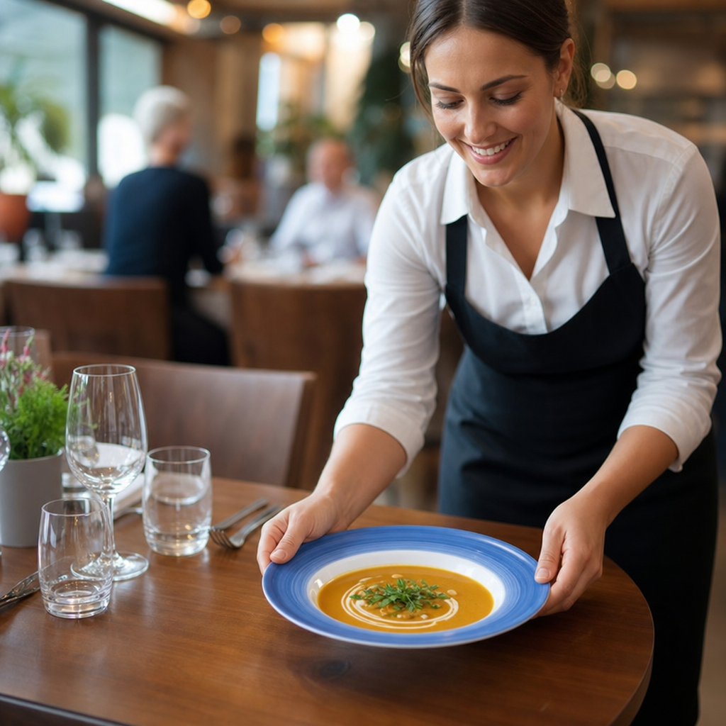 Soup Plates 225mm Glass for Healthcare Environments (Pack of 12)