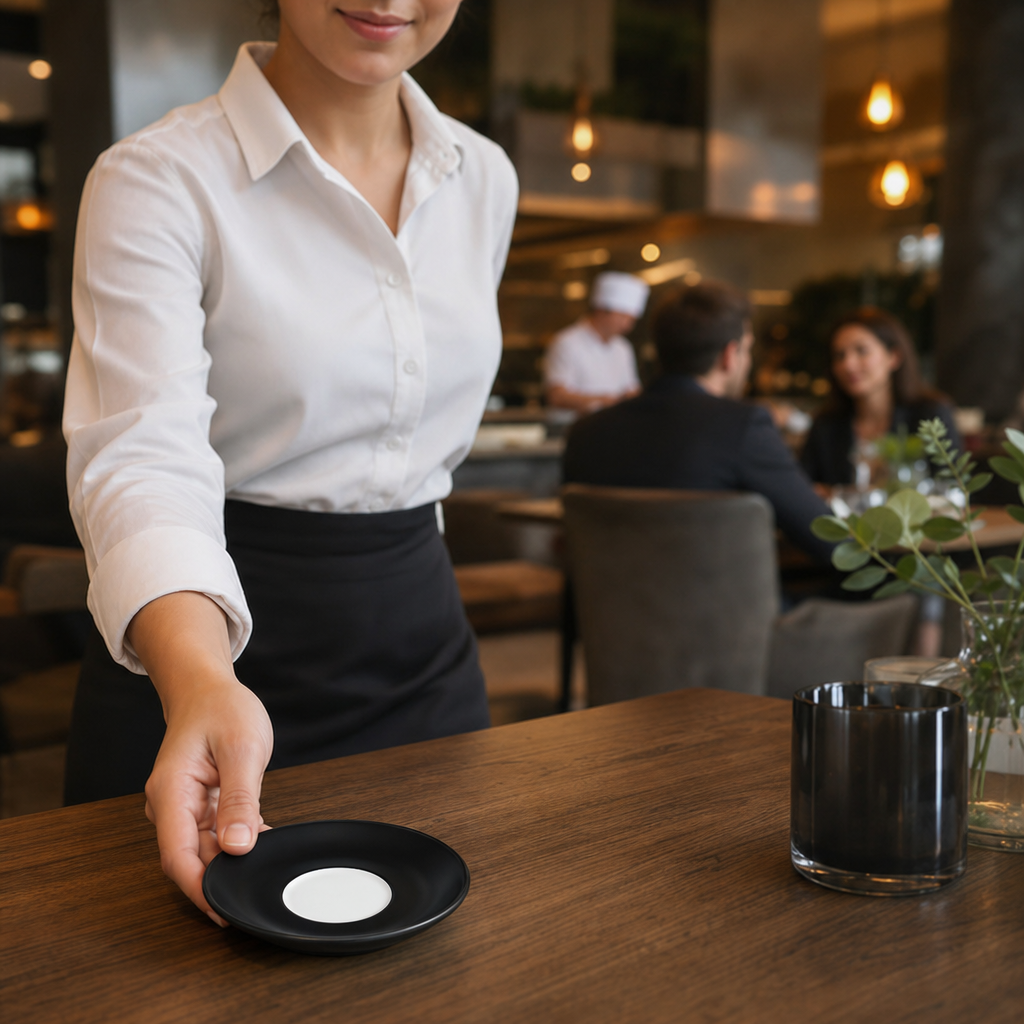 Saucers 155mm Porcelain for Cafés & Restaurants (Pack of 6)