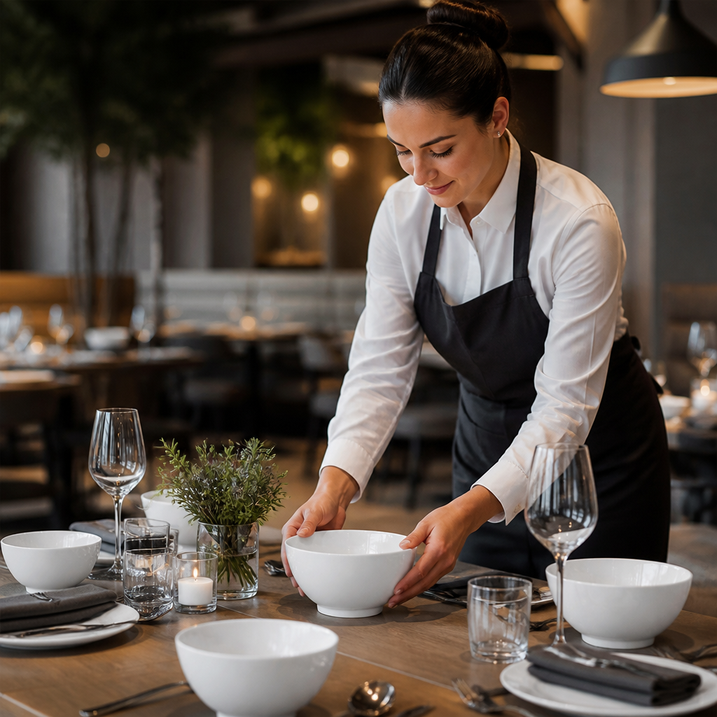 Spark Bowls 550ml Porcelain for Event Dining (Pack of 6)