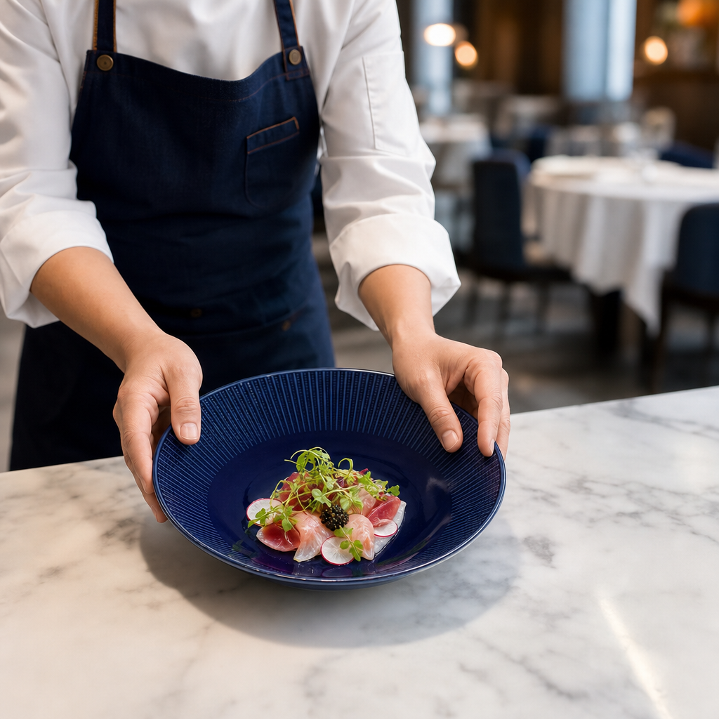 Porcelain Deep Coupe Bowls 280mm for Fine Dining - Pack of 6