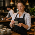 Ceramic Grey Espresso Cups 100ml for Beverage Service (Pack of 12)