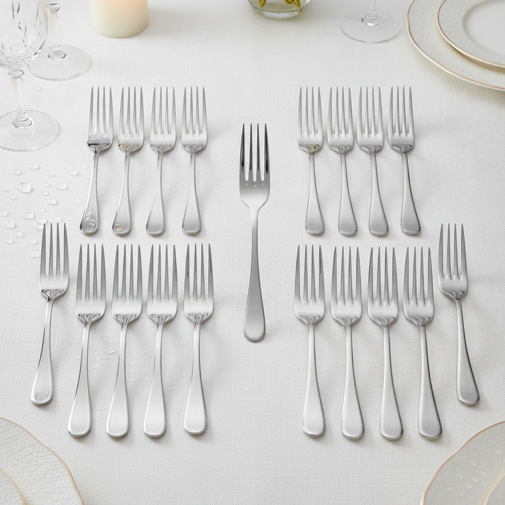 Stainless Steel Table Fork 195mm for Elegant Dining (Pack of 12)