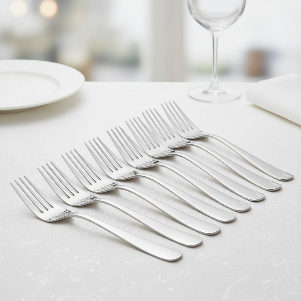 Stainless Steel Chef Table Forks for Restaurants & Catering (Pack of 12)