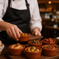 Rustic Ramekins 210ml Stoneware for Serving Tapas (Pack of 6)