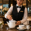 Fine Bone China Beverage Pot Lids for Professional Service (Pack of 6)