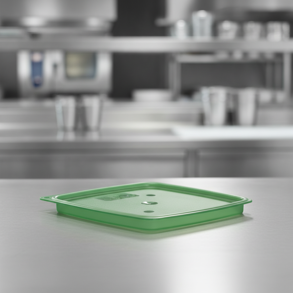 Polypropylene Green Cover 190mm for Food Storage