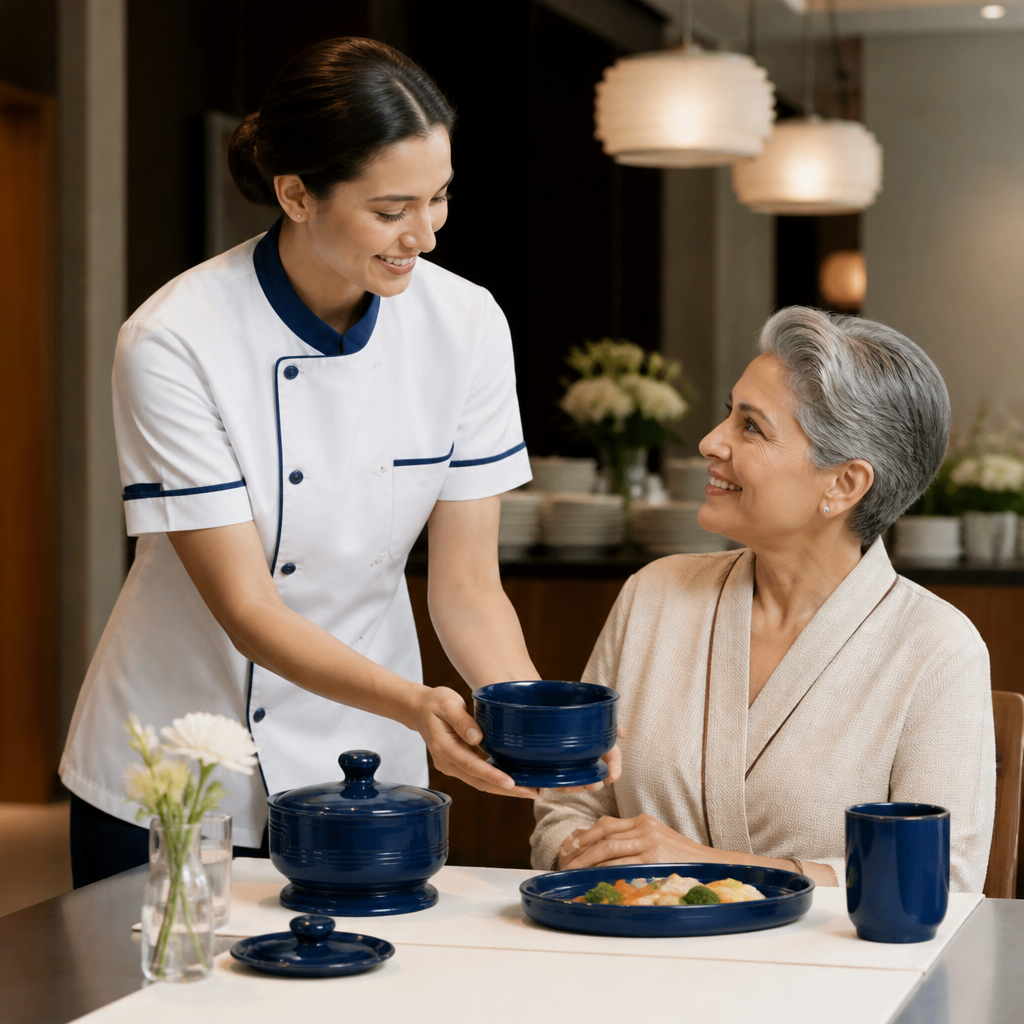 Insulated Polypropylene Bowl 270ml for Healthcare Meal Delivery