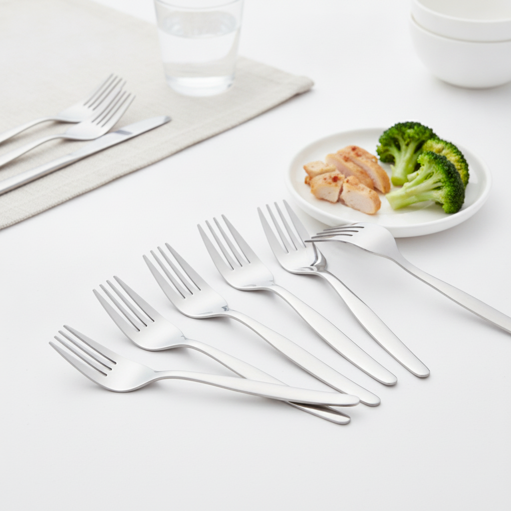 Stainless Steel Children's Forks 160mm for Young Diners (Pack of 12)