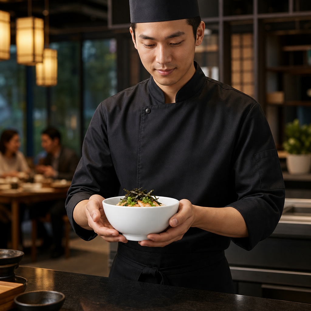 Oriental Rice Bowls 150mm Porcelain for Asian Cuisine (Pack of 6)