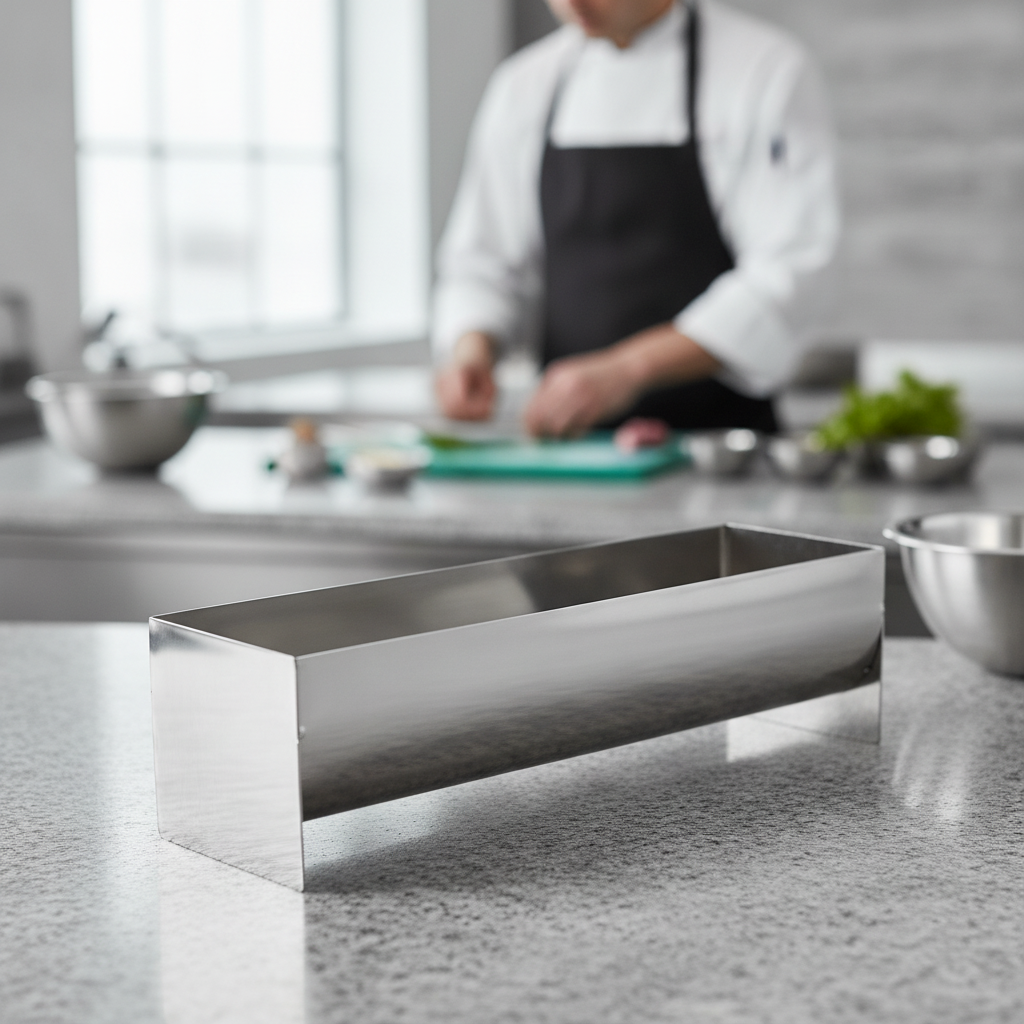 U Shaped Stainless Steel Terrine Mould 1.1L for Buffets