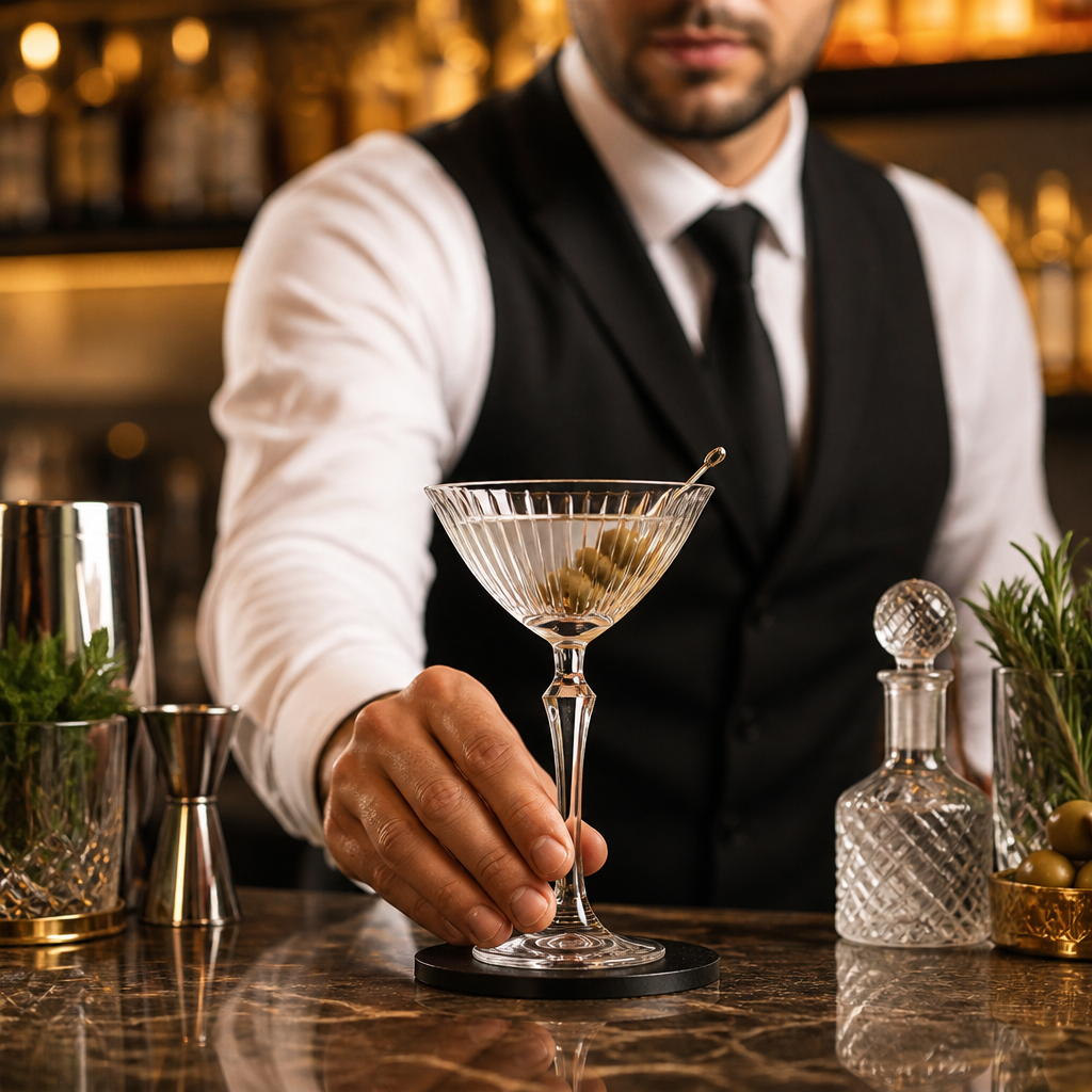 Soda Lime Martini Glass 220ml for Stylish Entertaining (Pack of 8)