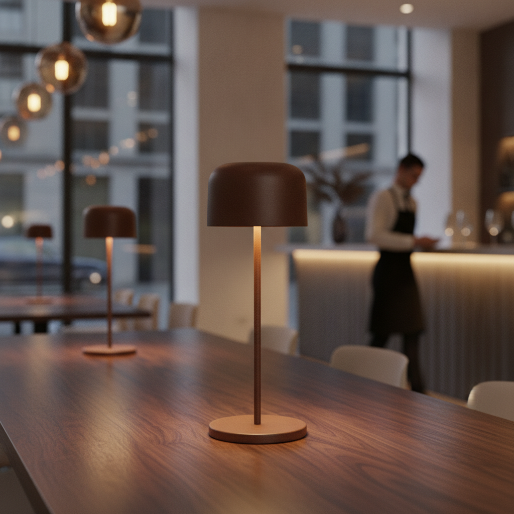 Aluminium Table Lamp 300mm for Indoor & Outdoor Use