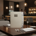 Plastic Silver Cover A4 for Modern Dining