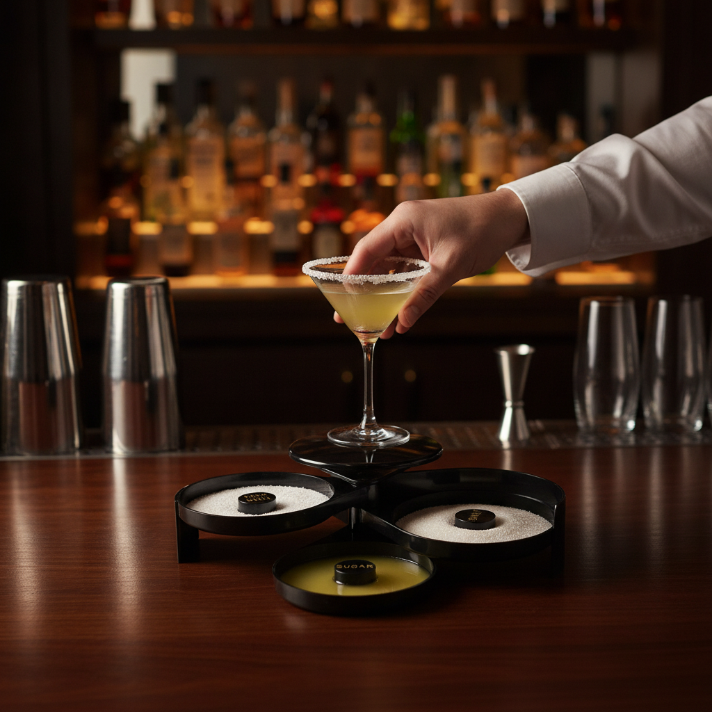 Plastic Glass Rimmer with Three Sectors 200mm for Bars & Pubs