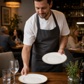Plates 229mm White Vitrified Ceramic for Hospitality Environments (Pack of 12)