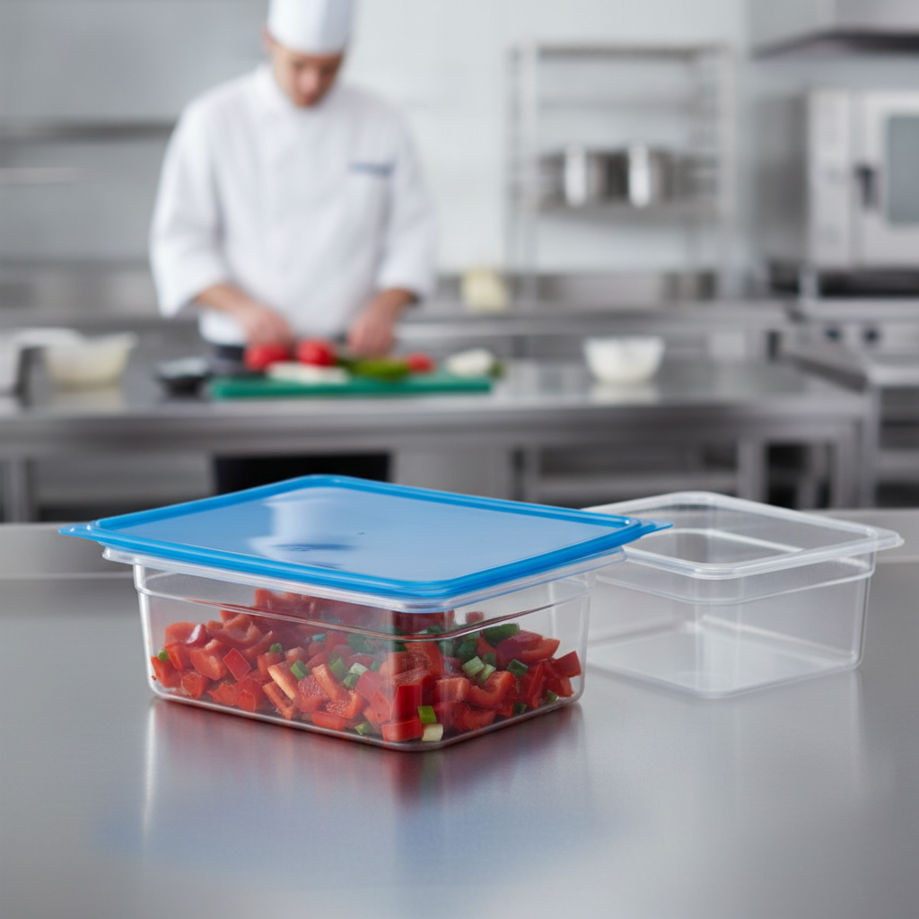 Polypropylene Seal Lid Blue for Food Storage (1/1 GN)