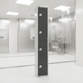 Powder Coated Steel Lockers 450mm Deep for High Sanitation Areas