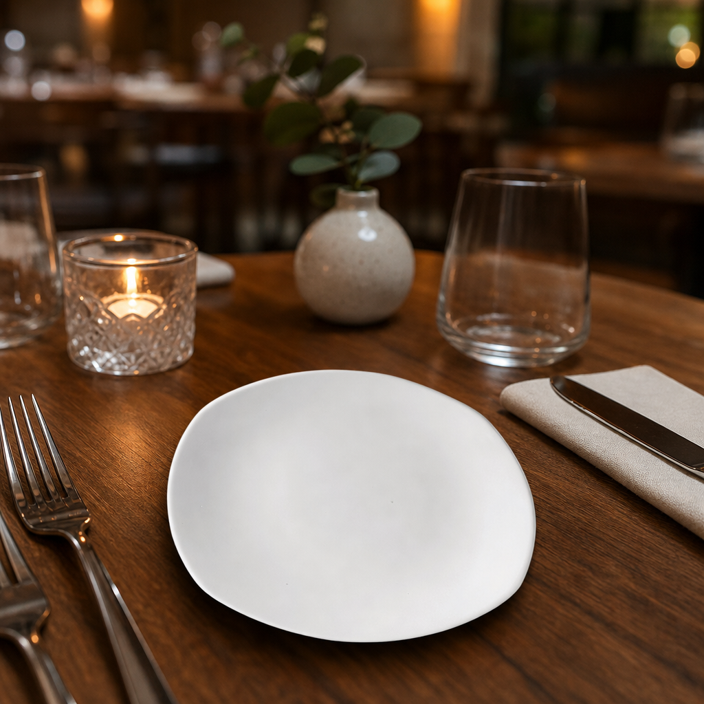 Plates 152mm Porcelain for Casual Dining (Pack of 36)