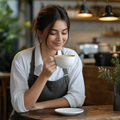 Cappuccino Cups 340ml Super Vitrified Ceramic for Cafés (Pack of 12)