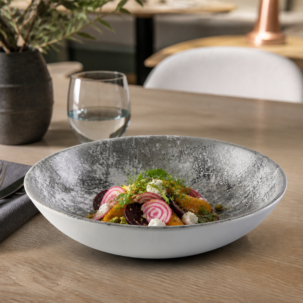Urban Coupe Bowls in Grey 248mm for Contemporary Dining