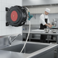 Wall Mounted Hose Reel with 15m Hose for Professional Kitchens