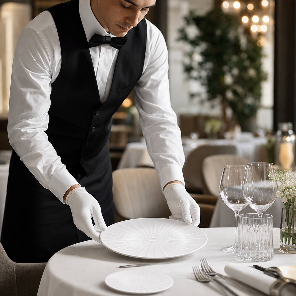 Gourmet Accent Plates Ceramic for Upscale Dining (Pack of 24)