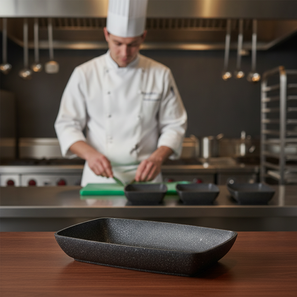 Aluminium Non-Stick Bowl GN 1/4 265x162mm for Catering Displays