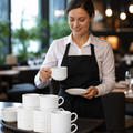 Stacking Cups 227ml Ceramic for Professional Settings (Pack of 12)