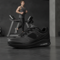 Waterproof Mesh Black Evolution Trainers for Comfortable Wear