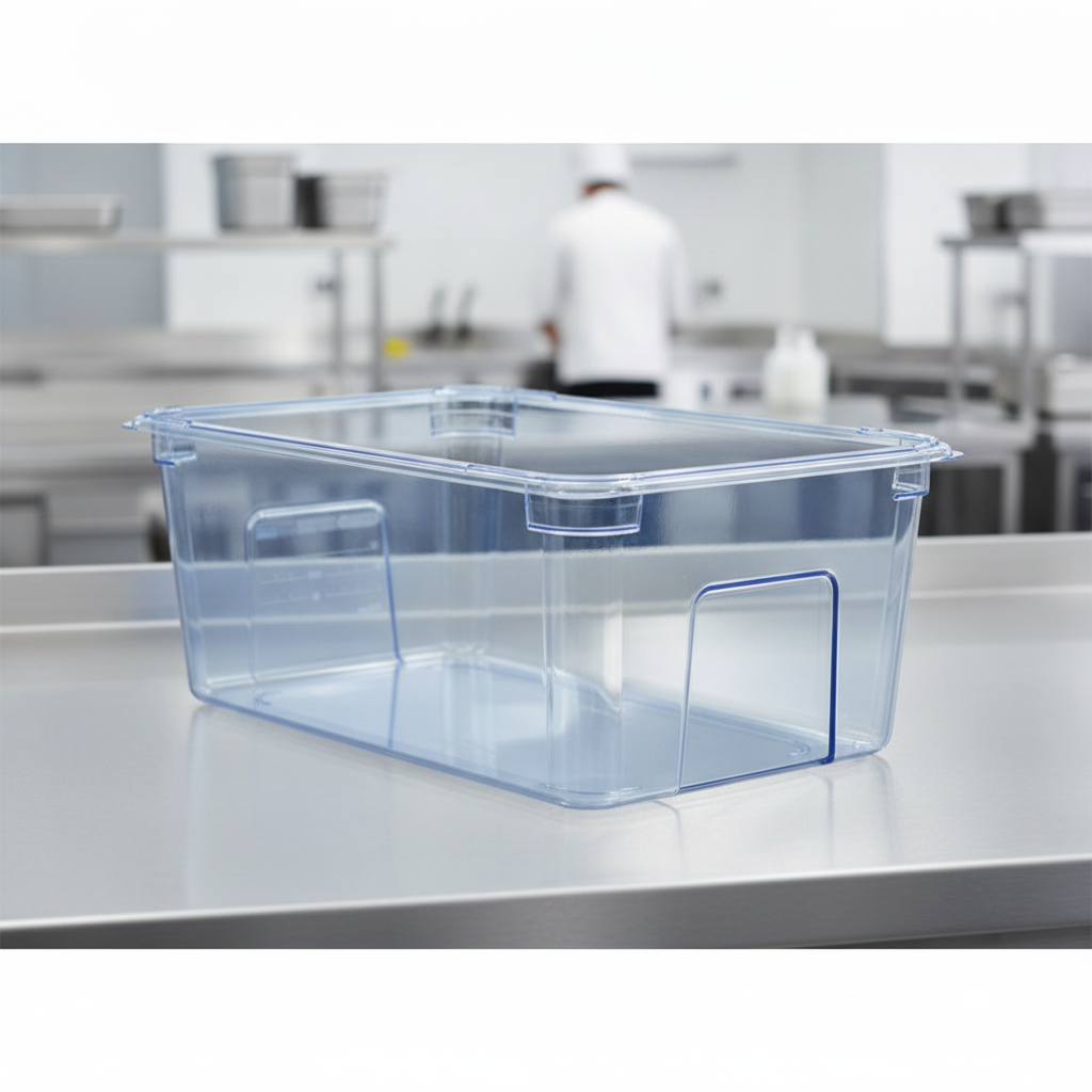 Plastic Food Storage Container GN 1/1 200mm for Commercial Kitchens