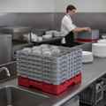 Polypropylene Red Camrack System with 36 Compartments for Safe Glassware Transport